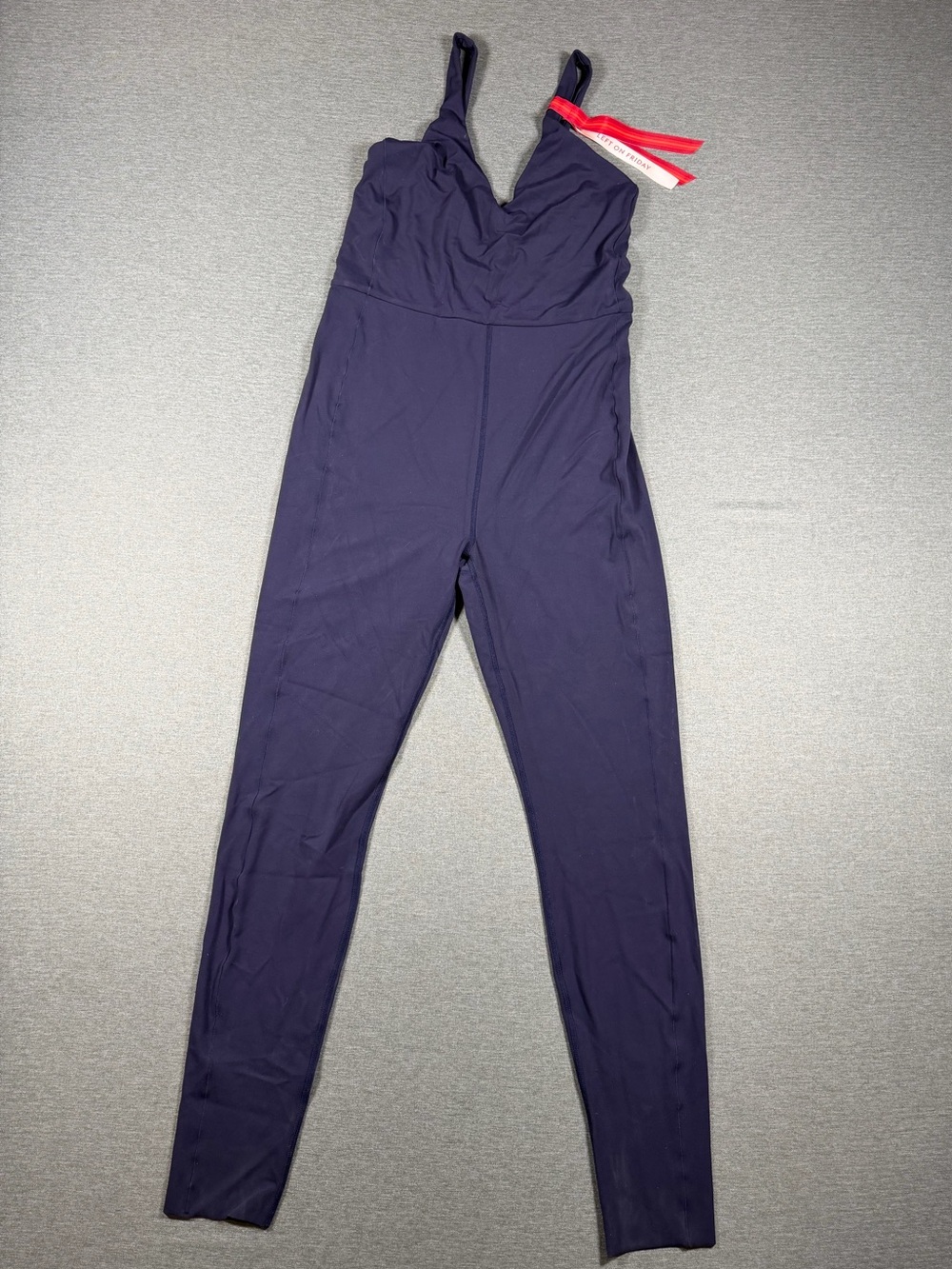 Left On Friday Navy Sleeveless V-Neck Jumpsuit